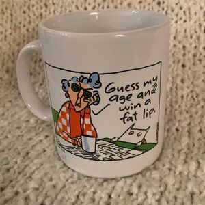 Maxine Guess My Age mug.
